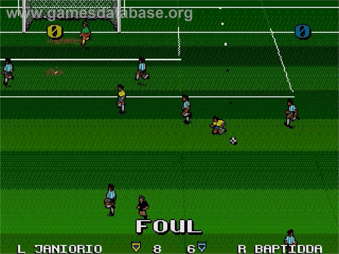 Ultimate Soccer - Sega Genesis - Artwork - In Game