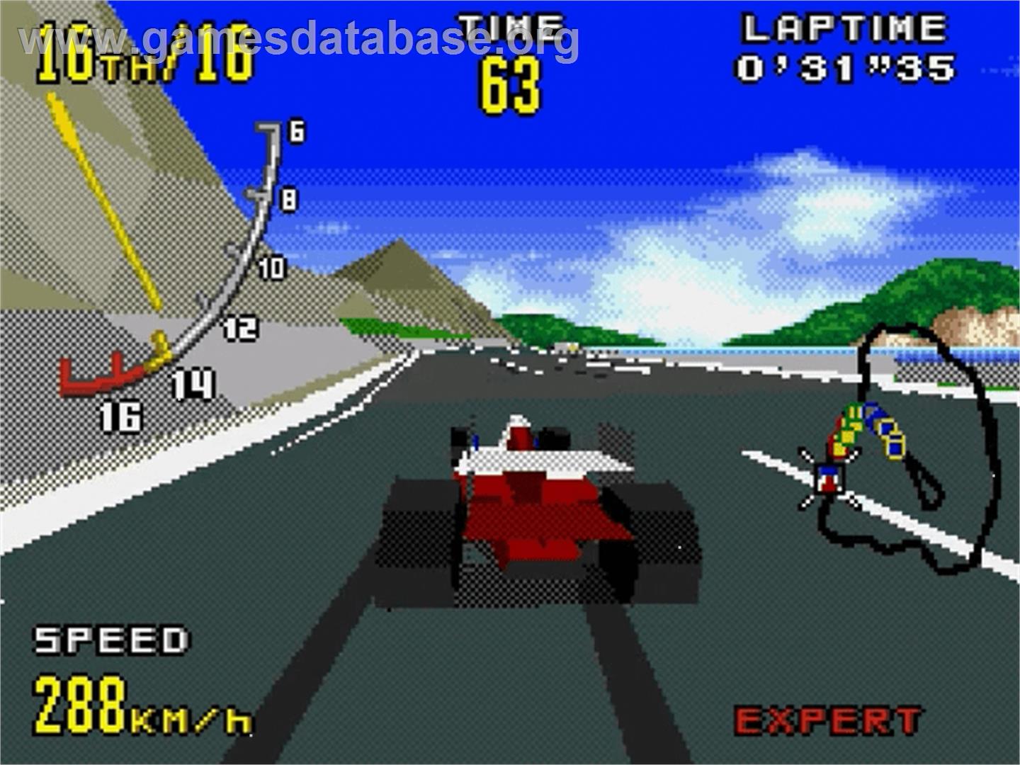 Virtua Racing - Sega Genesis - Artwork - In Game