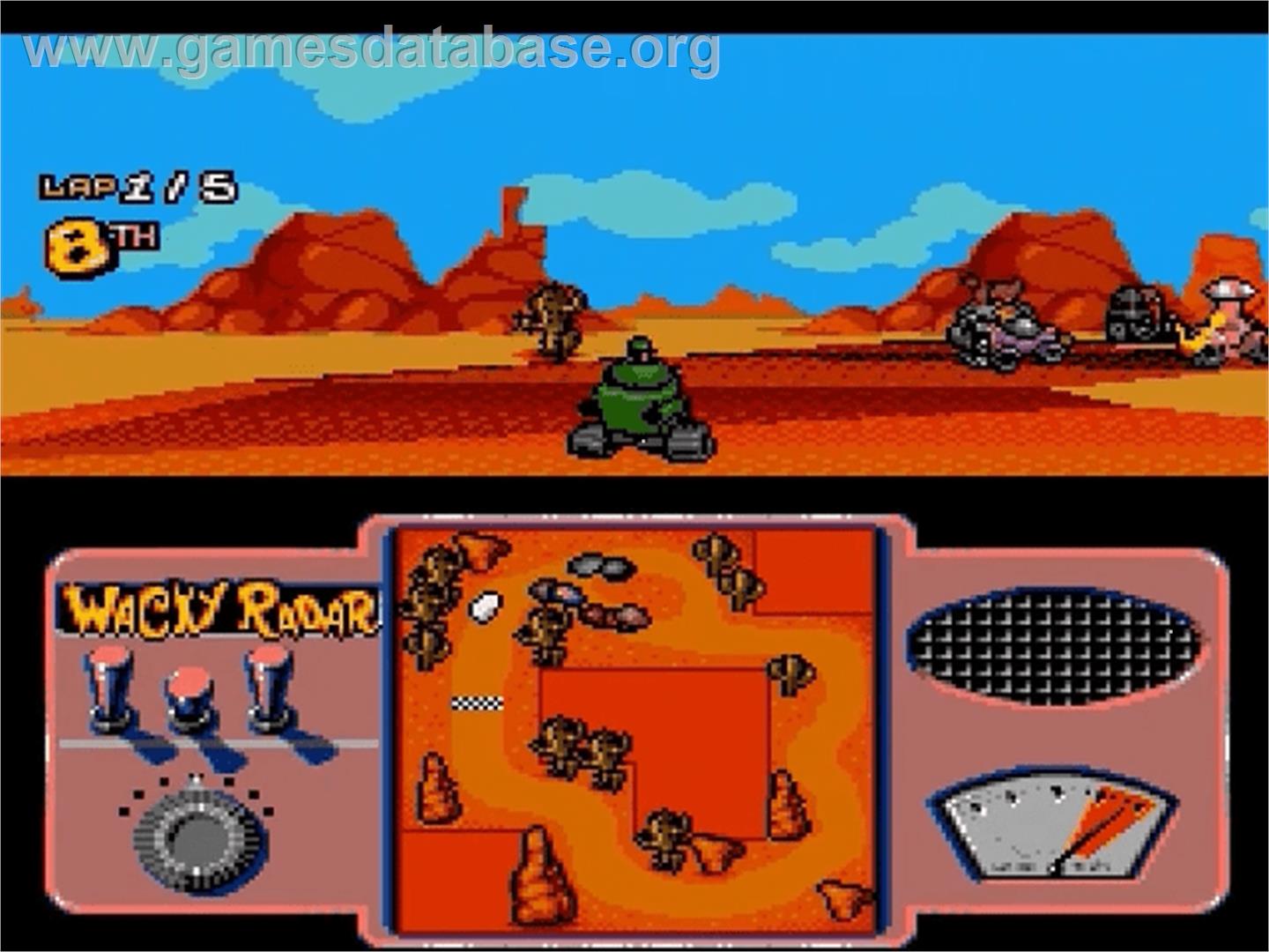 Wacky Races - Sega Genesis - Artwork - In Game