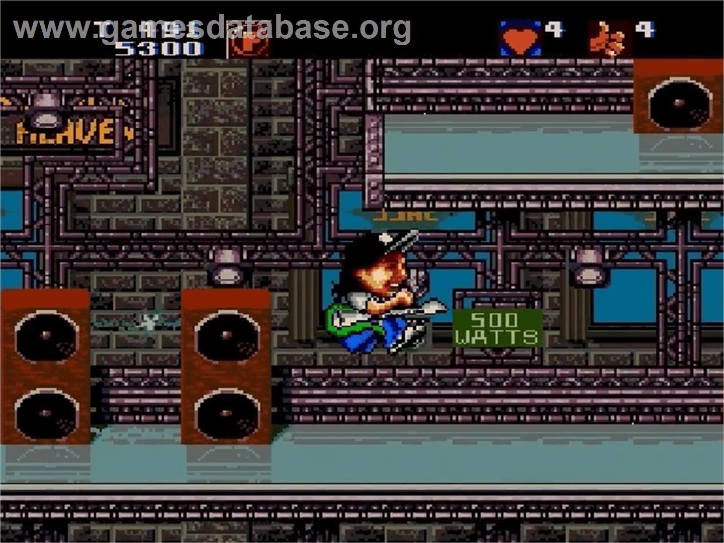 Wayne's World - Sega Genesis - Artwork - In Game