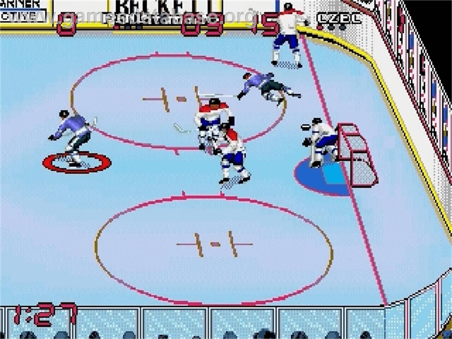 Wayne Gretzky And The Nhlpa All-stars - Sega Genesis - Artwork - In Game