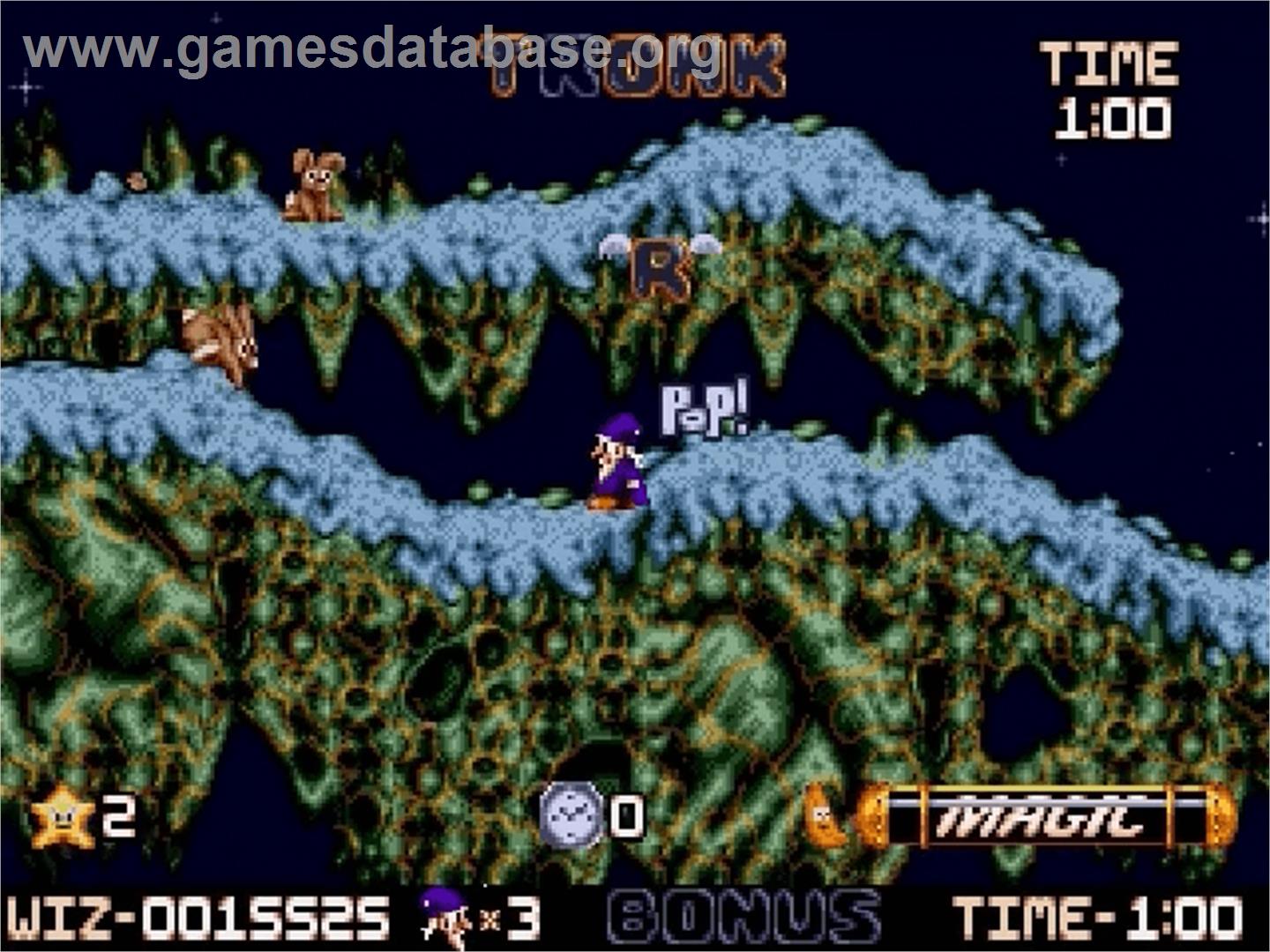 Wiz 'n' Liz - The Frantic Wabbit Wescue - Sega Genesis - Artwork - In Game