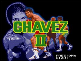 Title screen of Chavez 2 on the Sega Genesis.