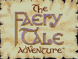 Title screen of Faery Tale Adventure, The on the Sega Genesis.