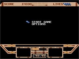 Title screen of Killing Game Show, The on the Sega Genesis.