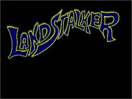 Title screen of Landstalker - Koutei No Zaihou on the Sega Genesis.