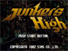 Title screen of Outrun 2019 on the Sega Genesis.