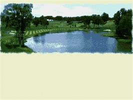 Title screen of Pga Tour 96 on the Sega Genesis.