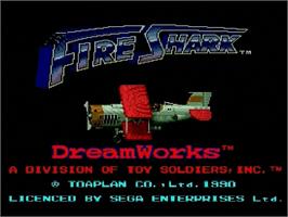Title screen of Same! Same! Same! on the Sega Genesis.