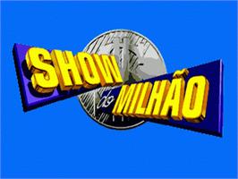 Title screen of Show Do Milhao on the Sega Genesis.