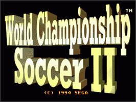 Title screen of Sport Games on the Sega Genesis.