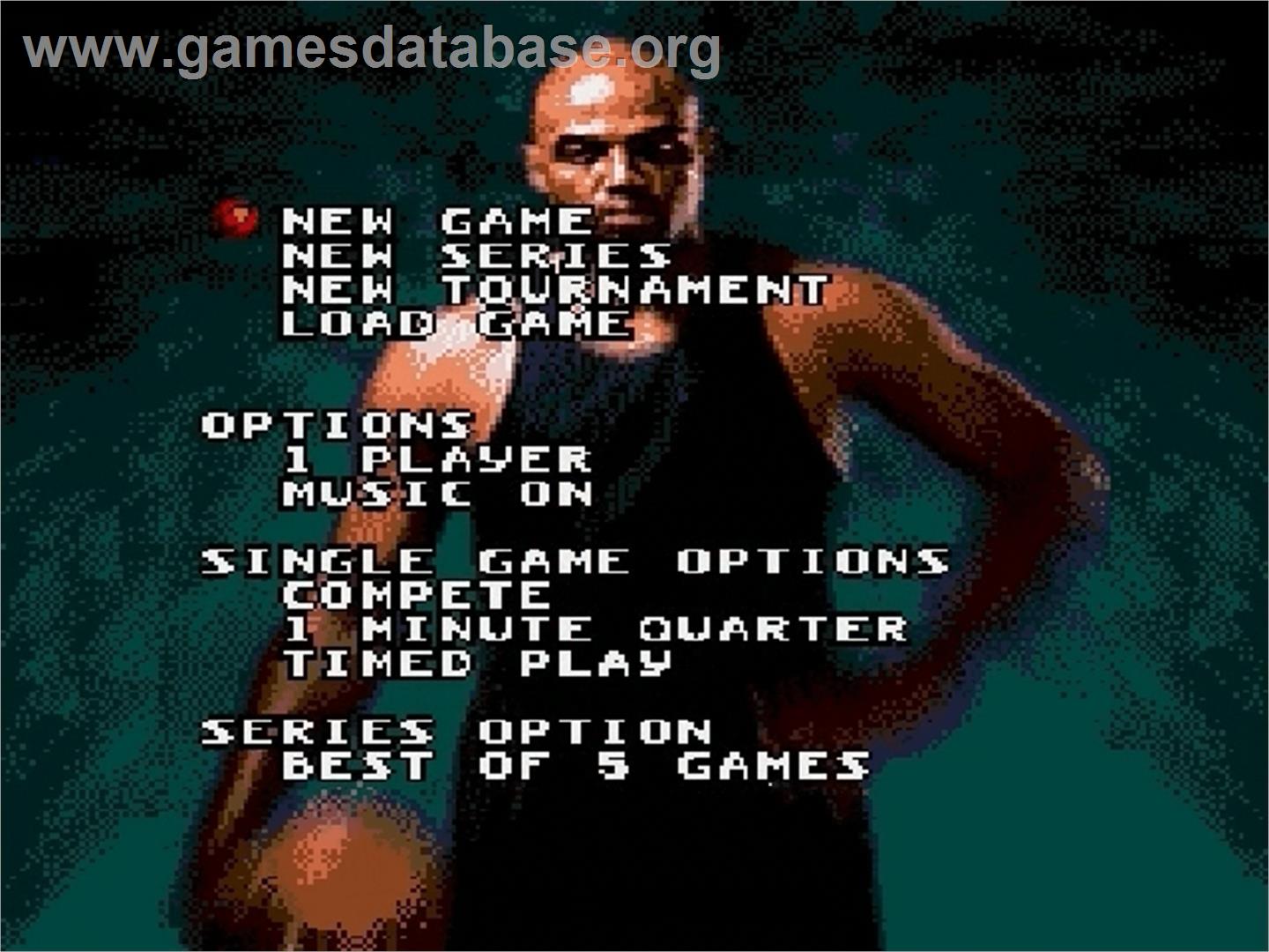 Barkley: Shut Up and Jam - Sega Genesis - Artwork - Title Screen