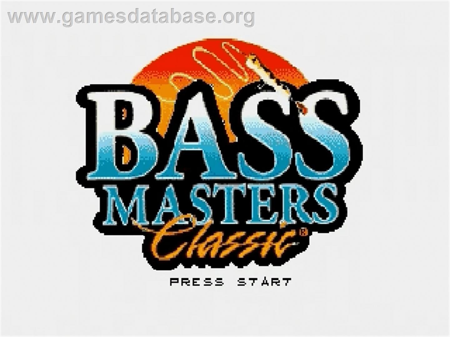 Bass Masters Classic - Sega Genesis - Artwork - Title Screen
