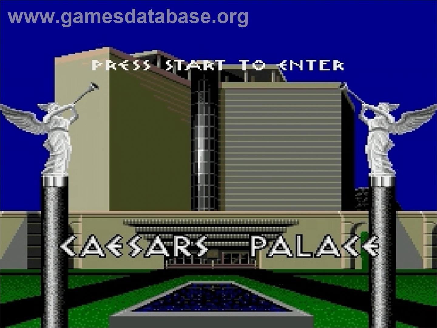 Caesars Palace - Sega Genesis - Artwork - Title Screen