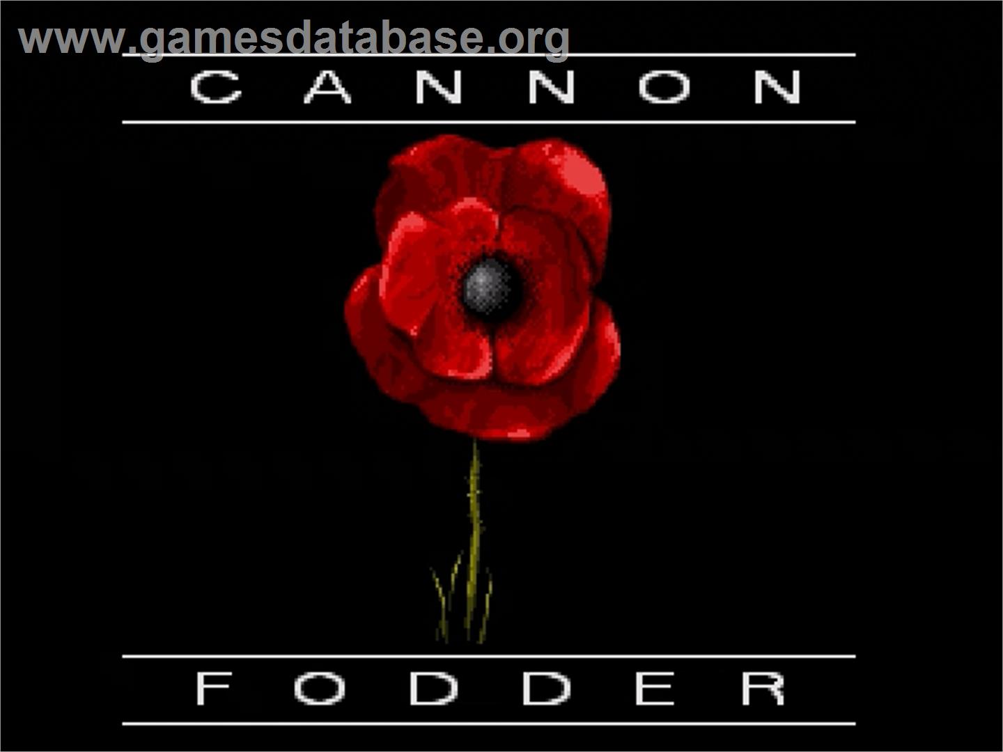 Cannon Fodder - Sega Genesis - Artwork - Title Screen