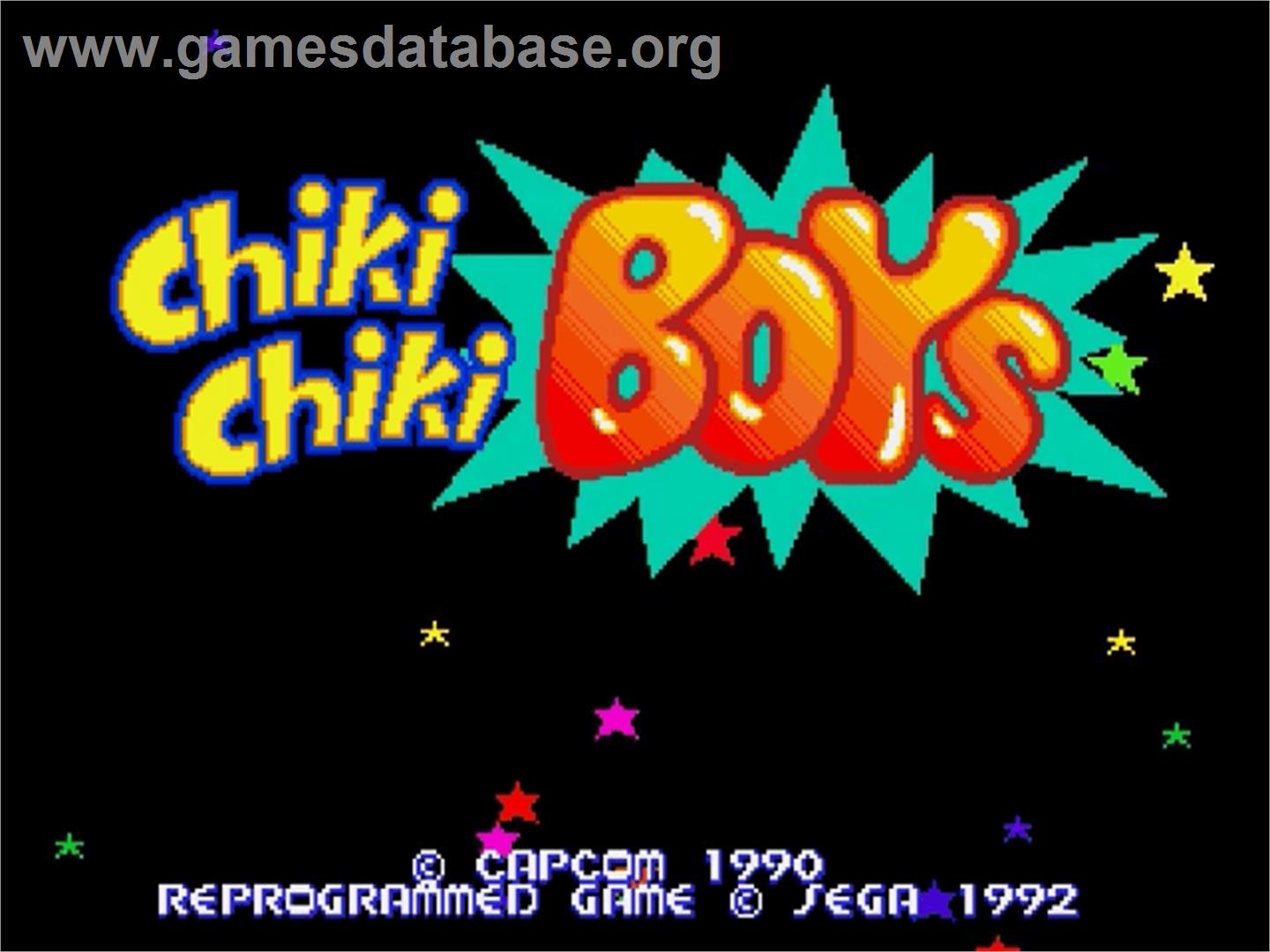 Chiki Chiki Boys - Sega Genesis - Artwork - Title Screen