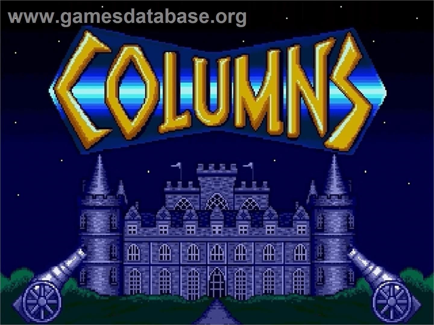Columns III - Sega Genesis - Artwork - Title Screen