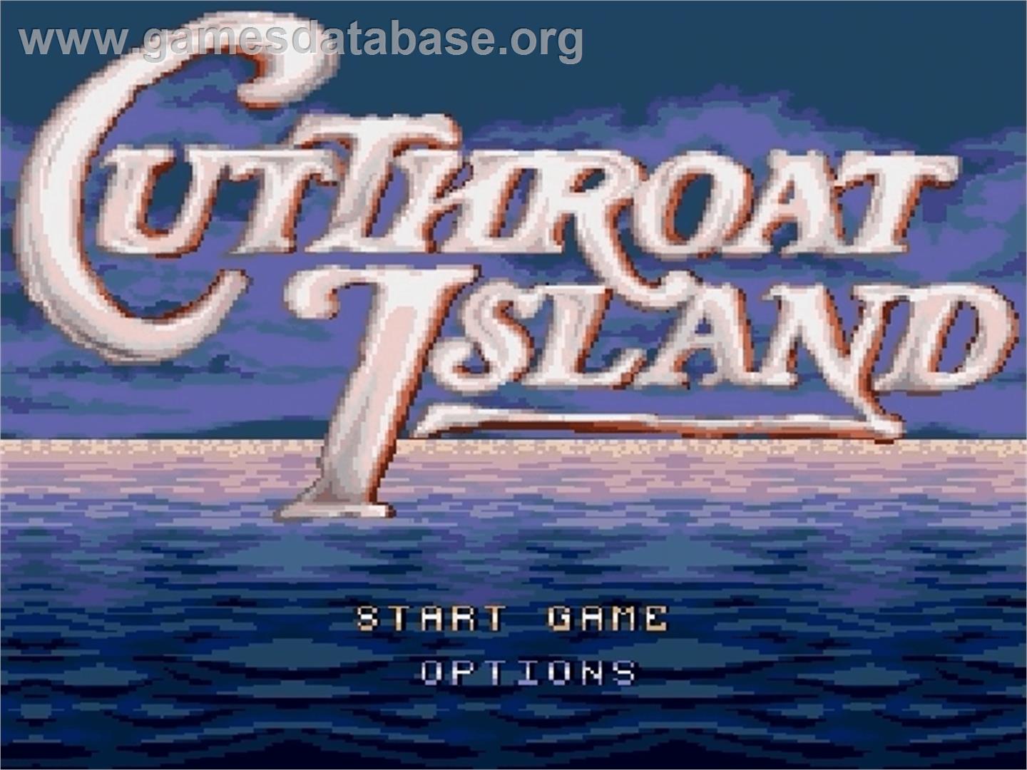 Cutthroat Island - Sega Genesis - Artwork - Title Screen