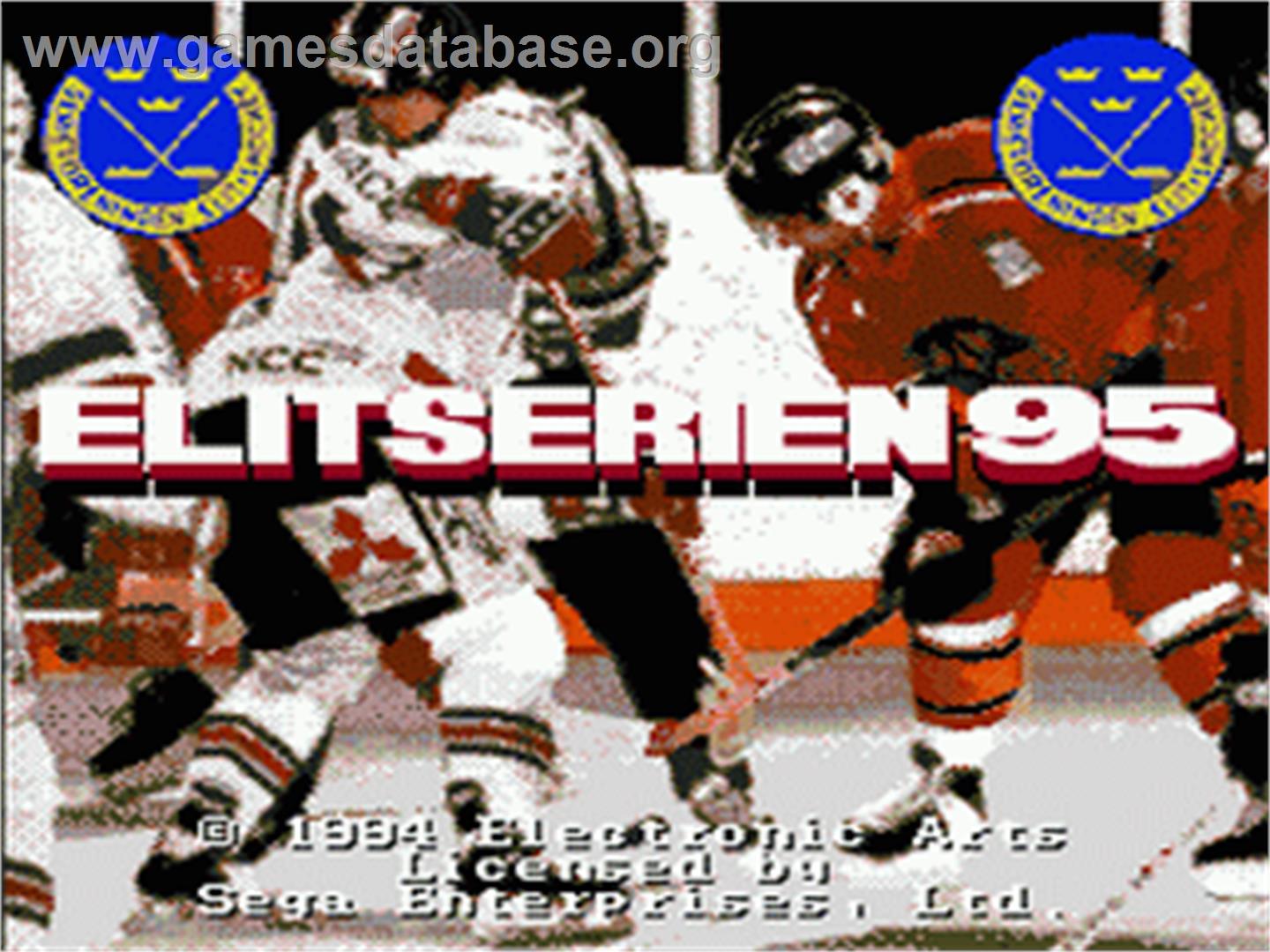 Elitserien 95 - Sega Genesis - Artwork - Title Screen