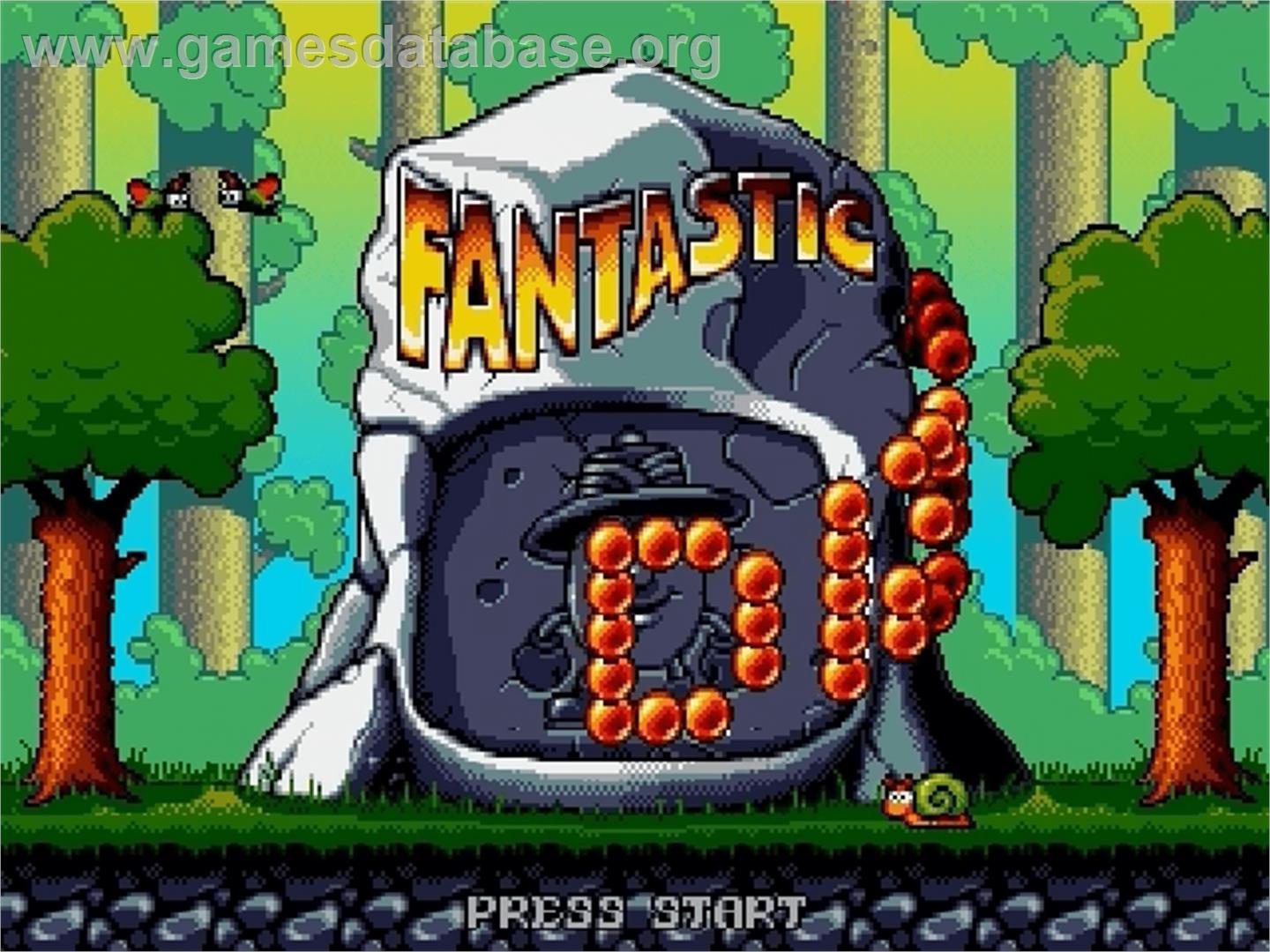 Fantastic Adventures of Dizzy, The - Sega Genesis - Artwork - Title Screen