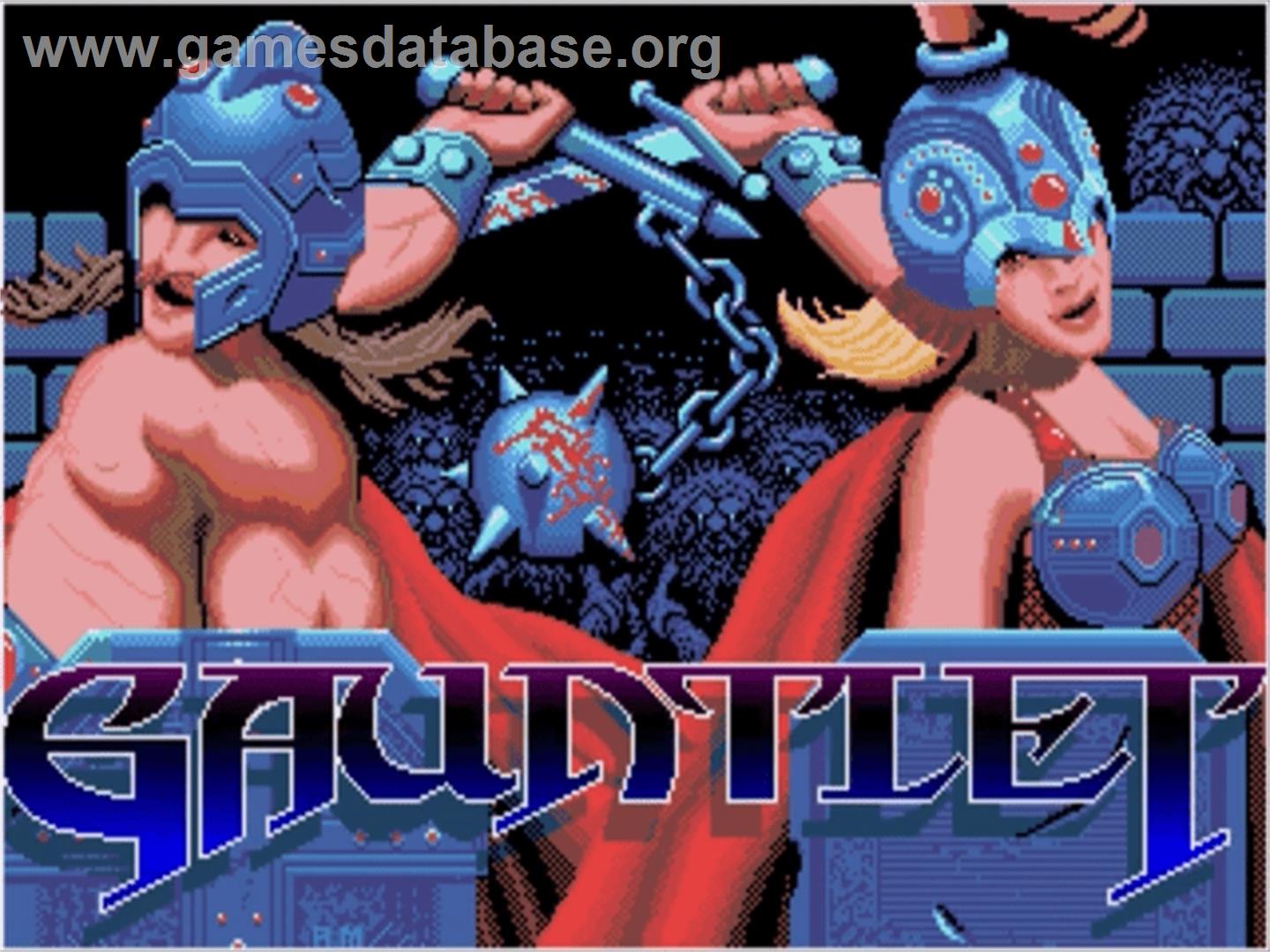 Gauntlet - Sega Genesis - Artwork - Title Screen
