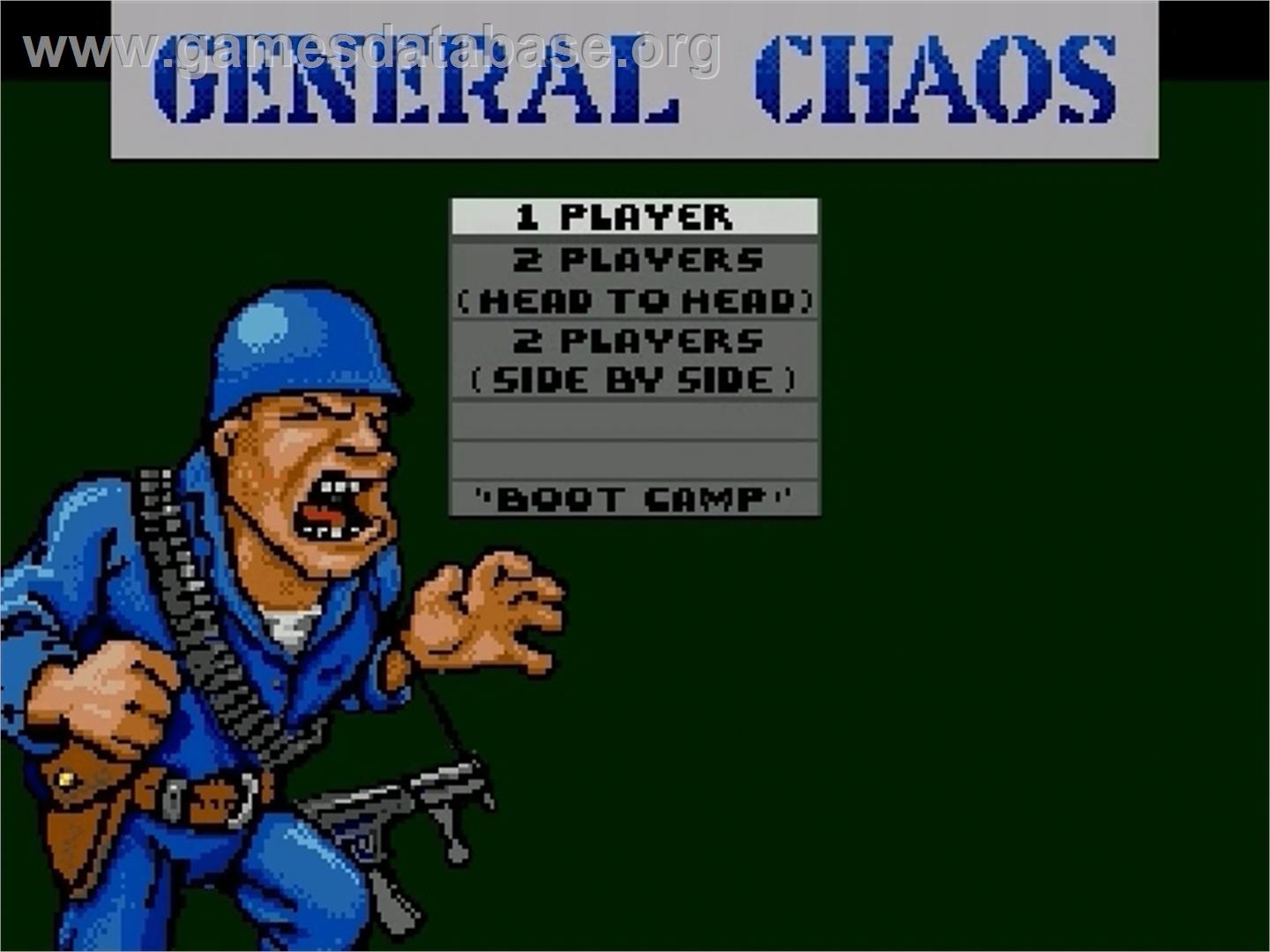 General Chaos - Sega Genesis - Artwork - Title Screen