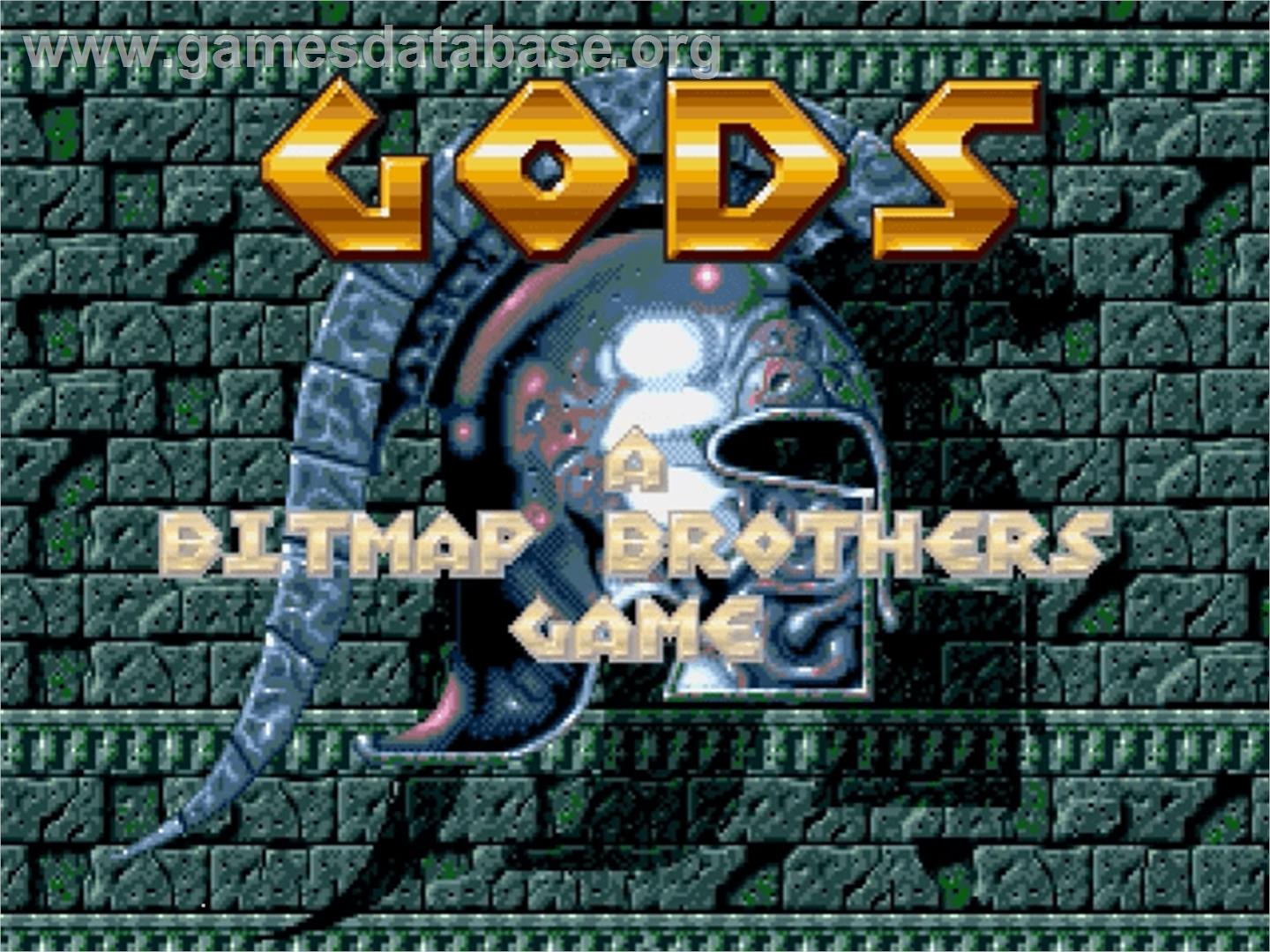 Gods - Sega Genesis - Artwork - Title Screen