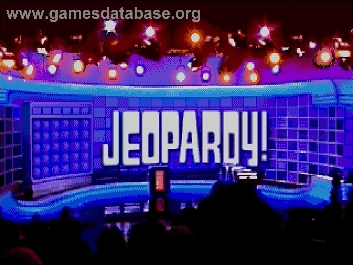 Jeopardy! - Sega Genesis - Artwork - Title Screen