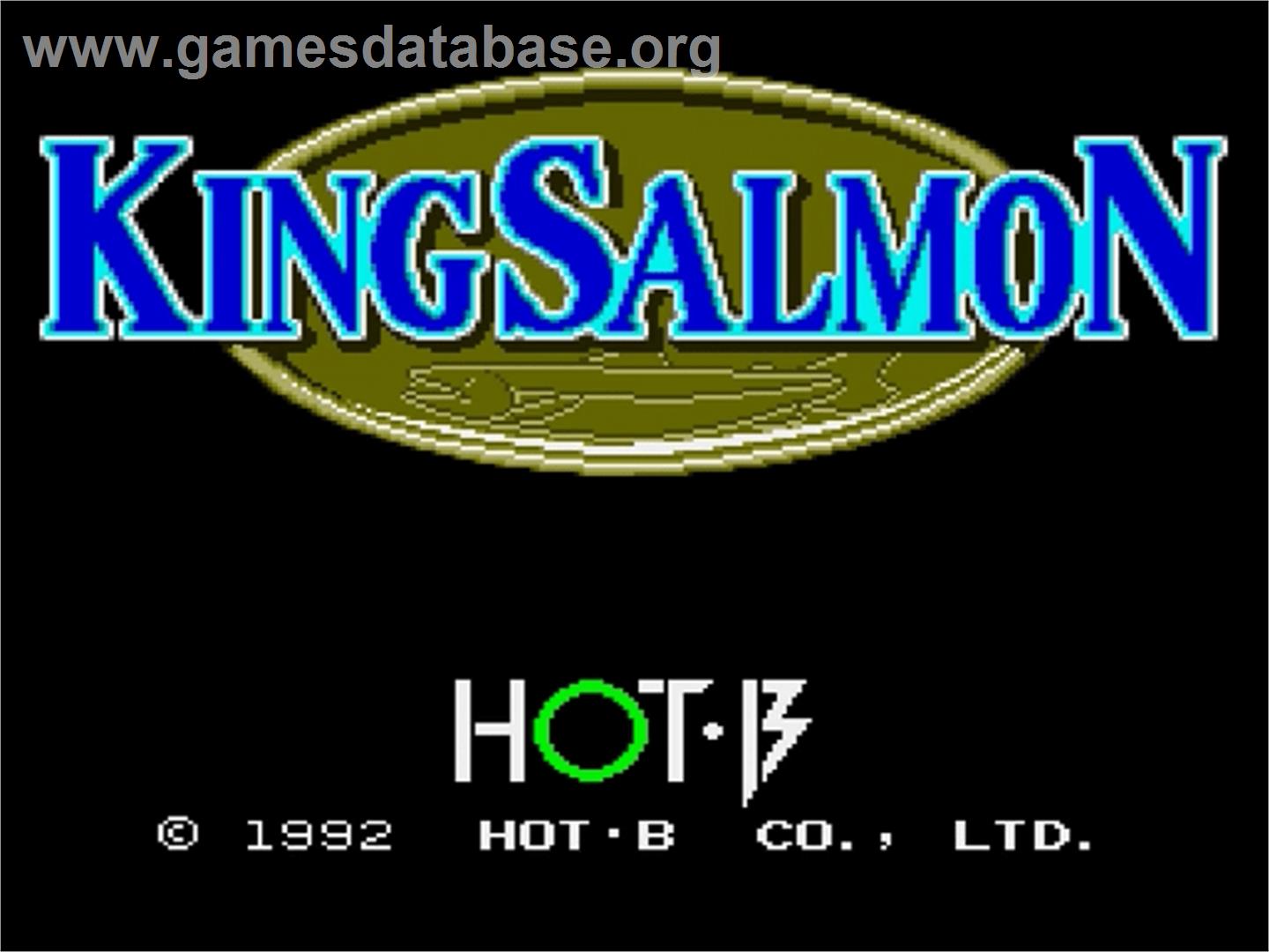 King Salmon - Sega Genesis - Artwork - Title Screen