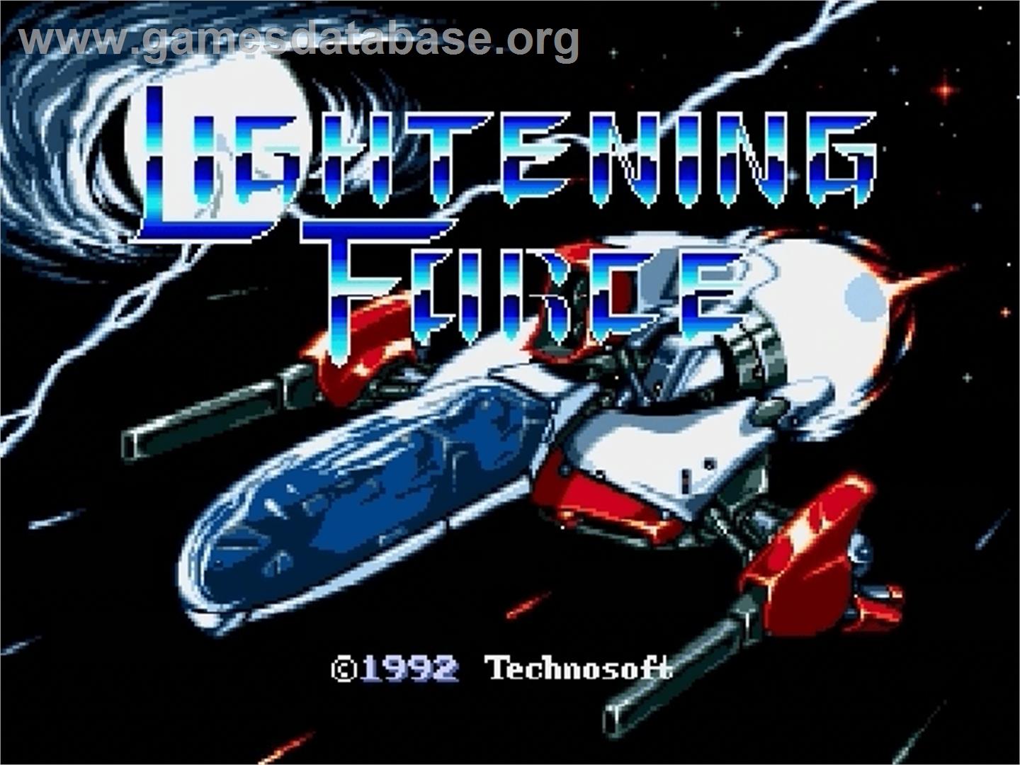 Lightning Force: Quest for the Darkstar - Sega Genesis - Artwork - Title Screen