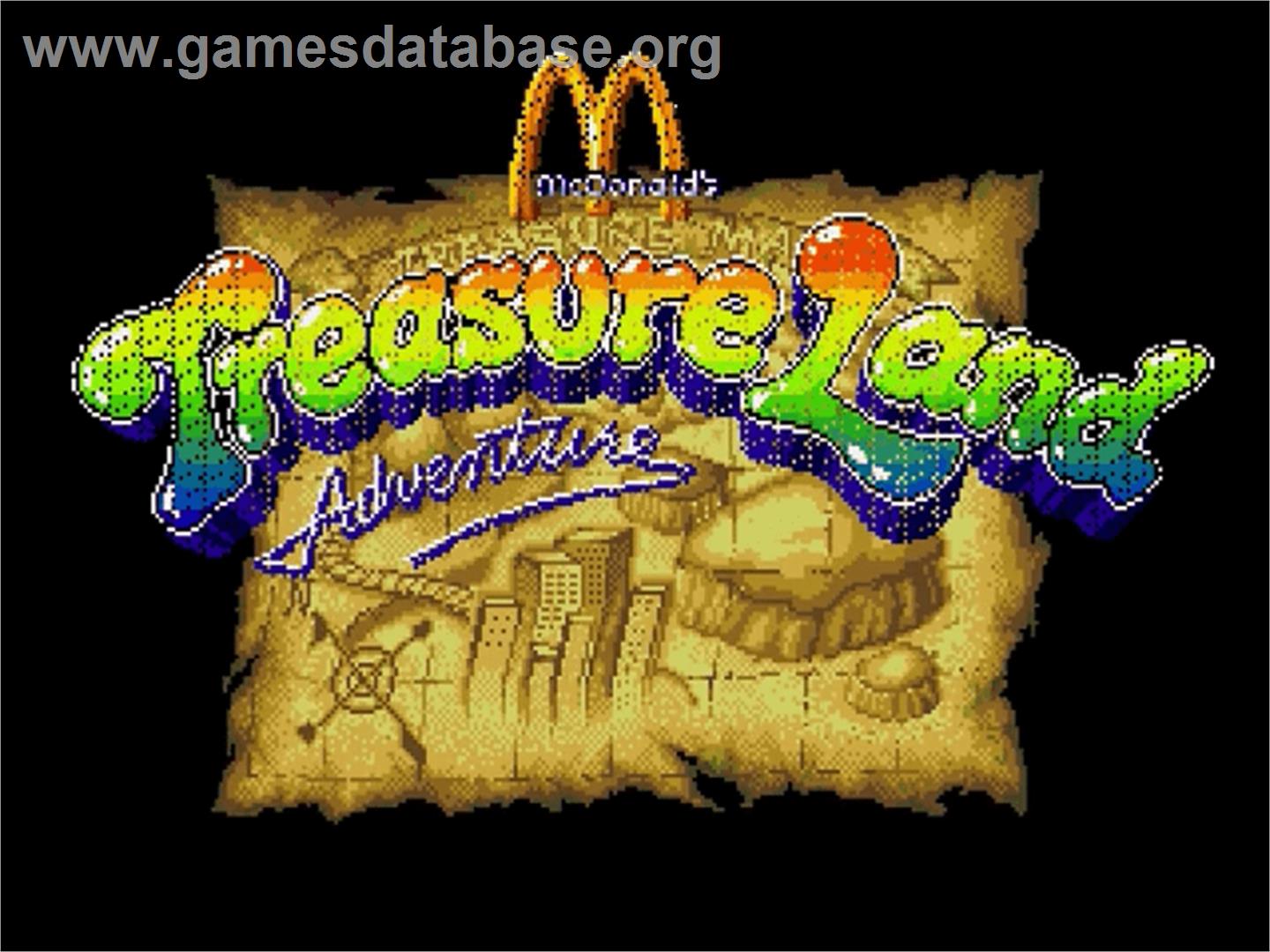 Mcdonald's Treasure Land Adventure - Sega Genesis - Artwork - Title Screen