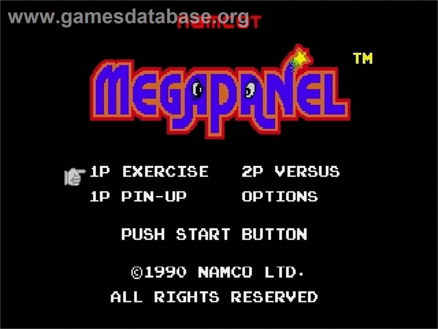 Megapanel - Sega Genesis - Artwork - Title Screen