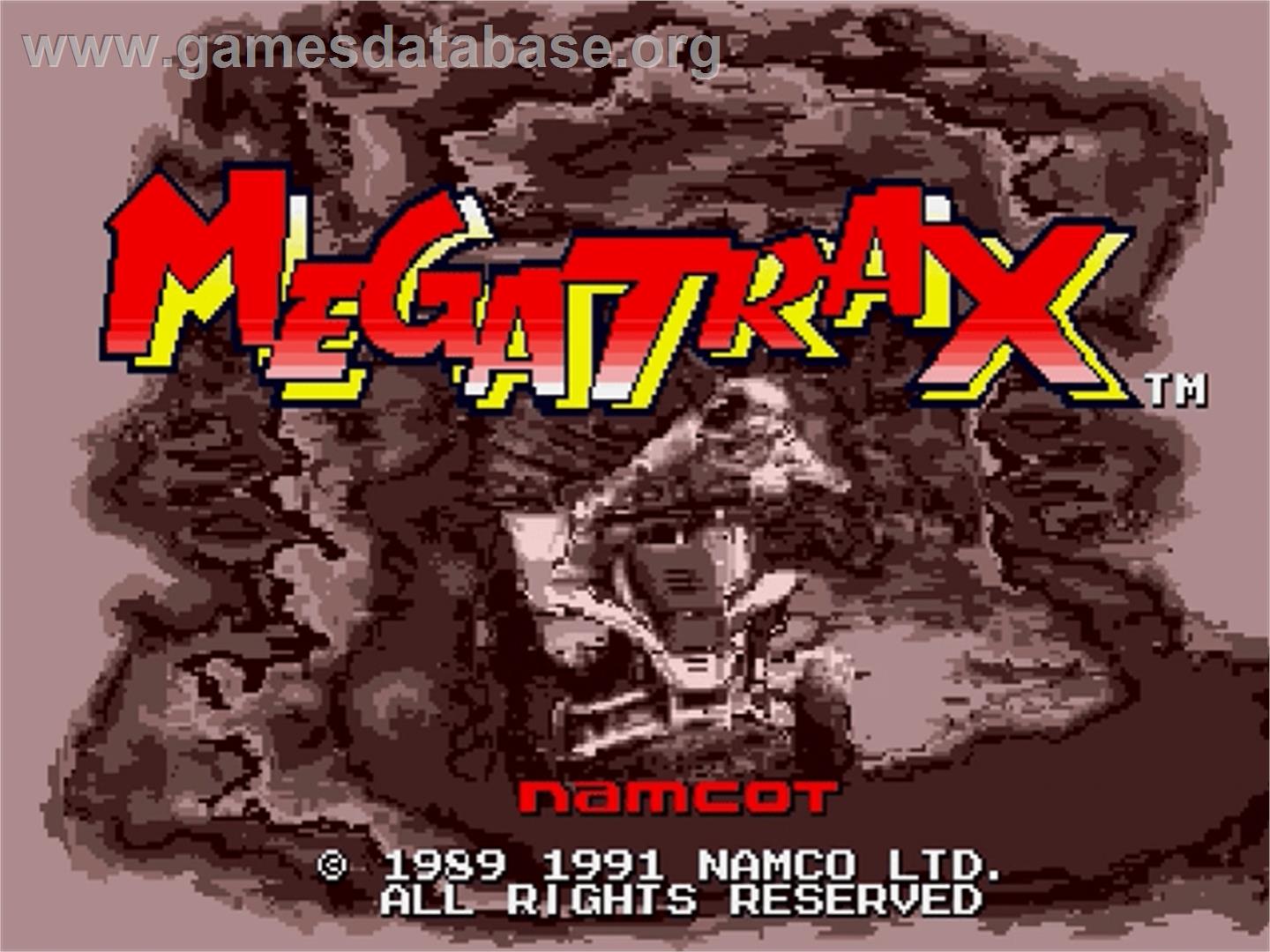 Megatrax - Sega Genesis - Artwork - Title Screen