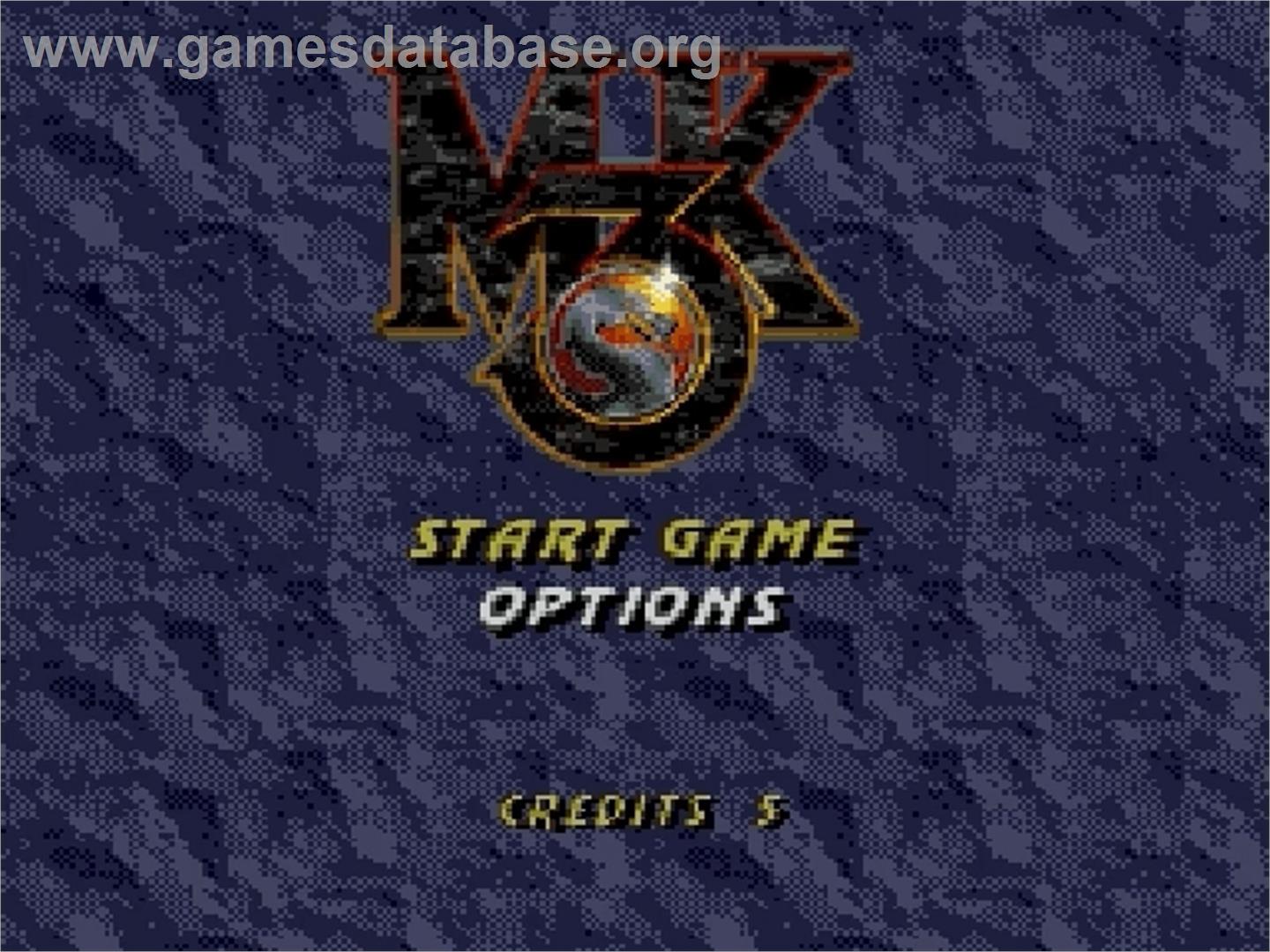 Mortal Kombat 3 - Sega Genesis - Artwork - Title Screen