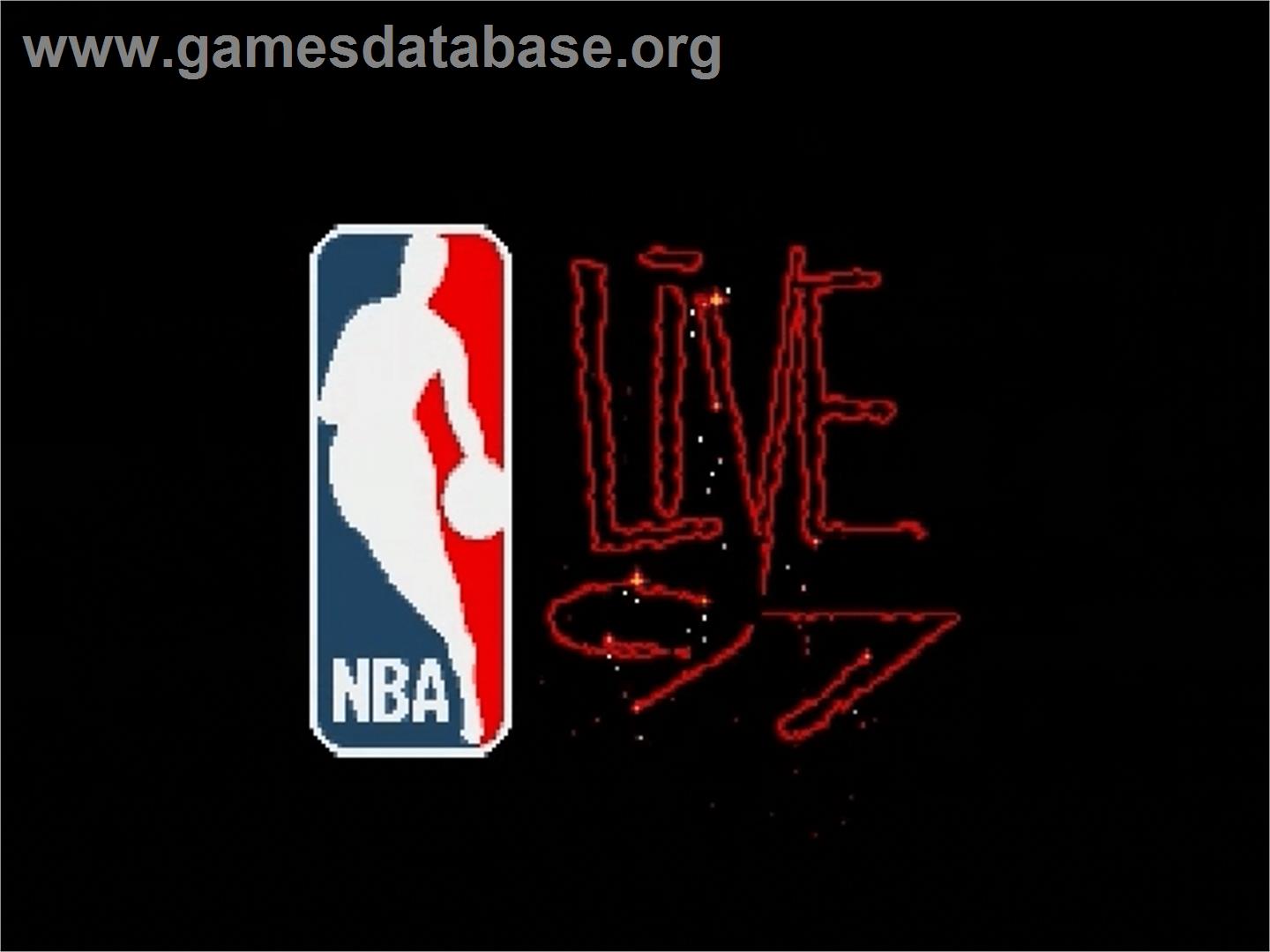 NBA Live '97 - Sega Genesis - Artwork - Title Screen