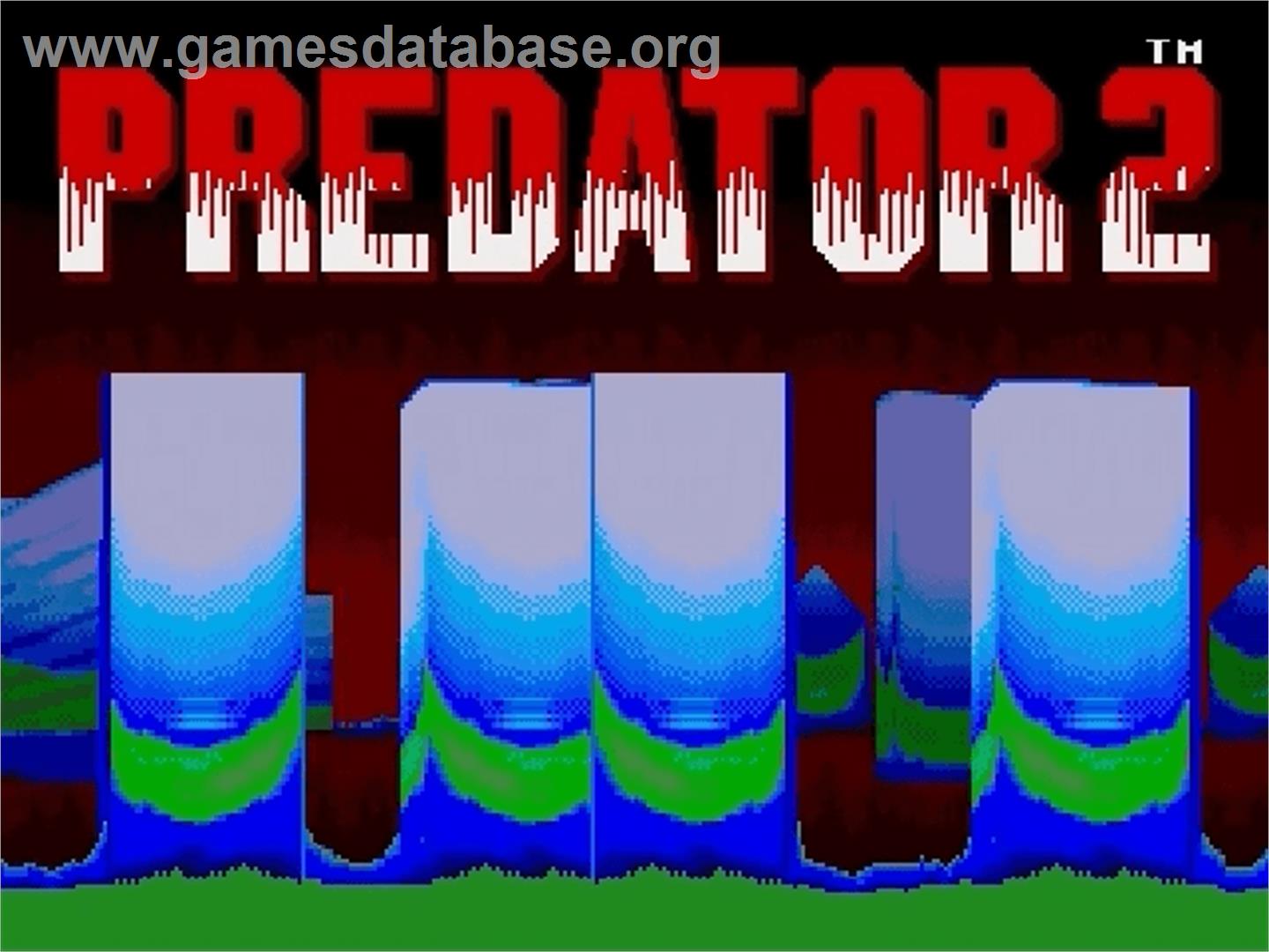 Predator 2 - Sega Genesis - Artwork - Title Screen