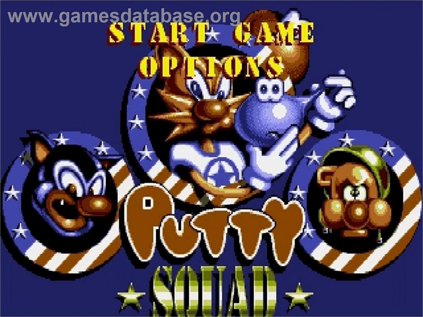 Putty Squad - Sega Genesis - Artwork - Title Screen