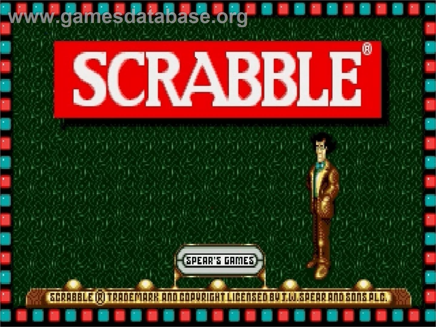 Scrabble - Sega Genesis - Artwork - Title Screen