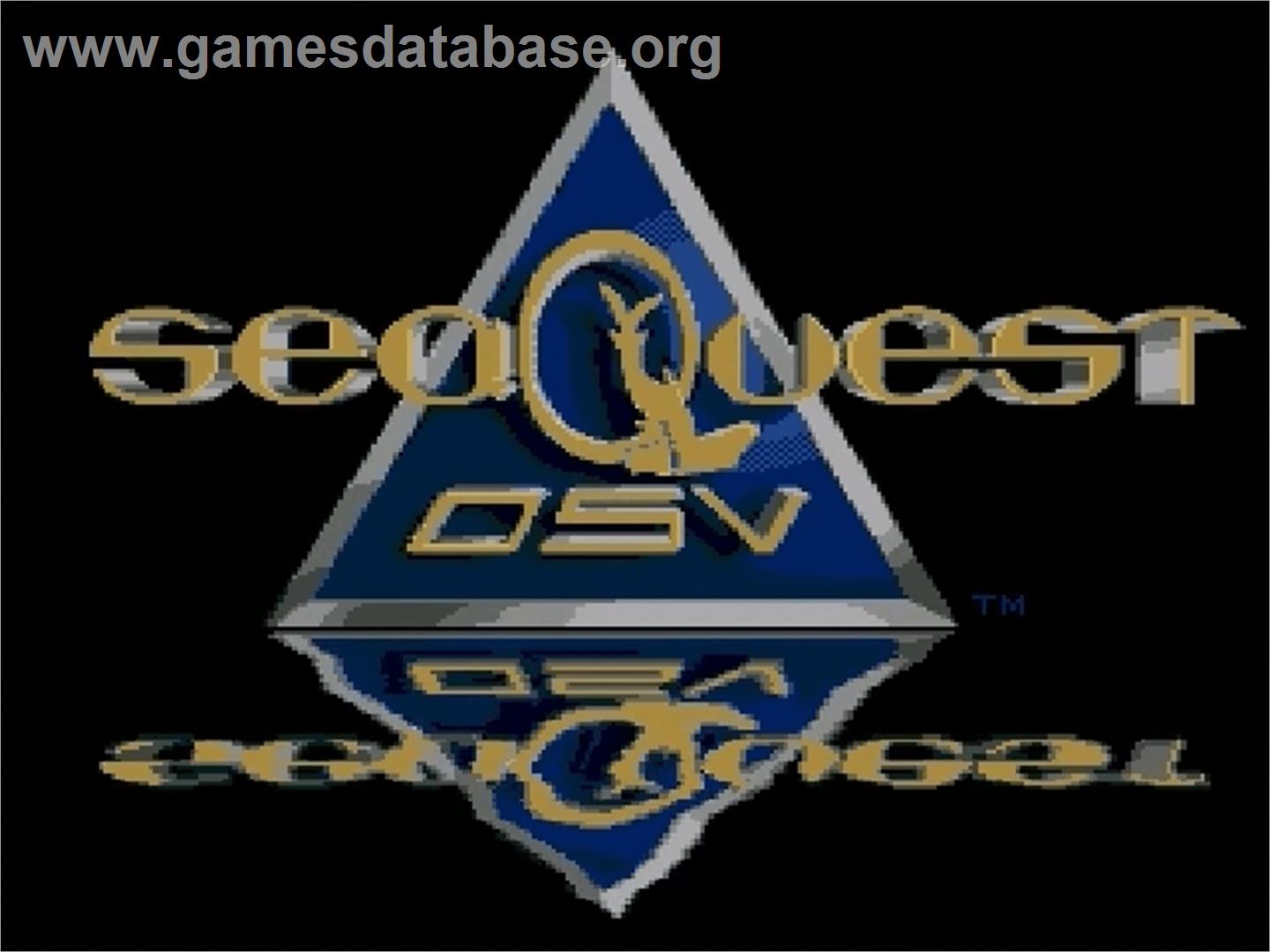 SeaQuest DSV - Sega Genesis - Artwork - Title Screen