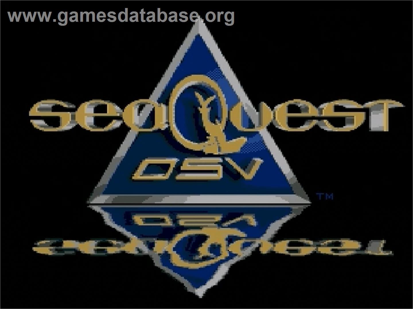 Seaquest Dsv - Sega Genesis - Artwork - Title Screen