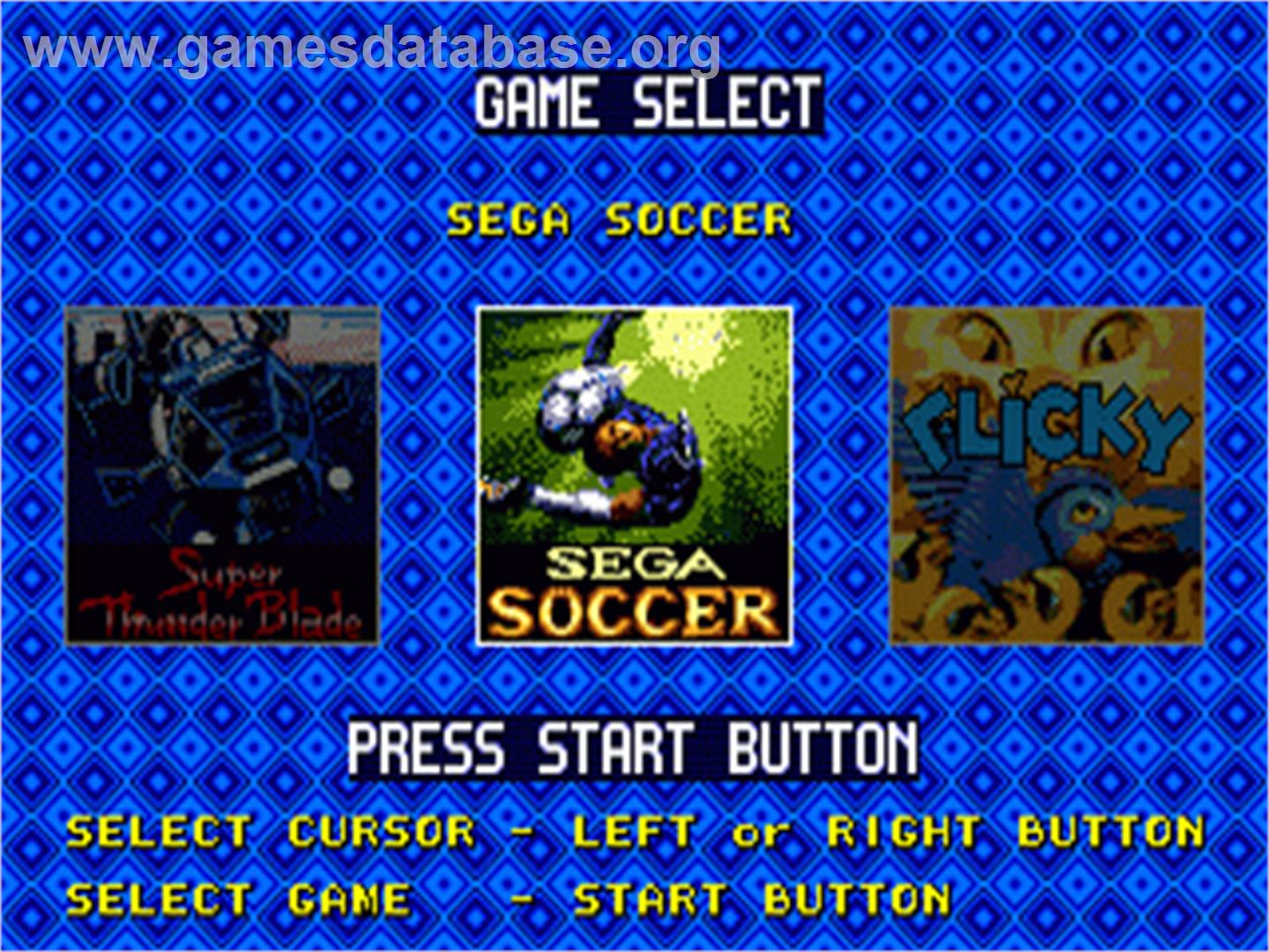 Sega Top 5 - Sega Genesis - Artwork - Title Screen