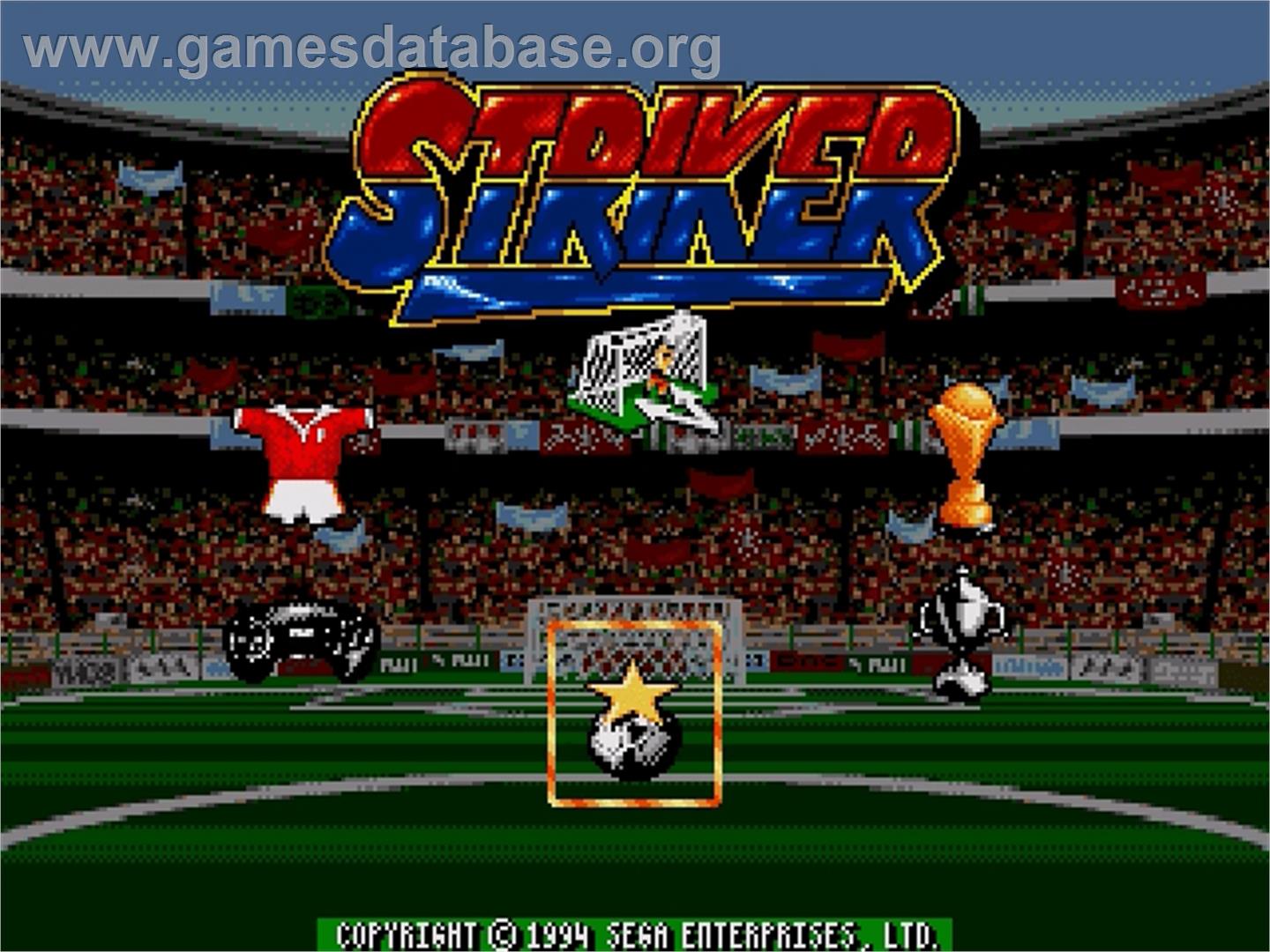 Striker - Sega Genesis - Artwork - Title Screen