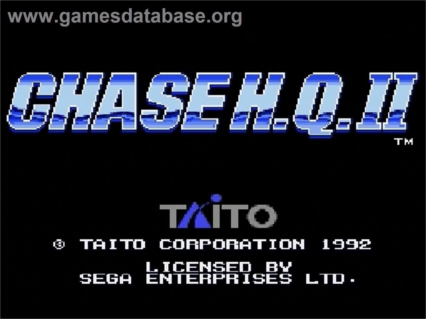 Super H.q. - Sega Genesis - Artwork - Title Screen