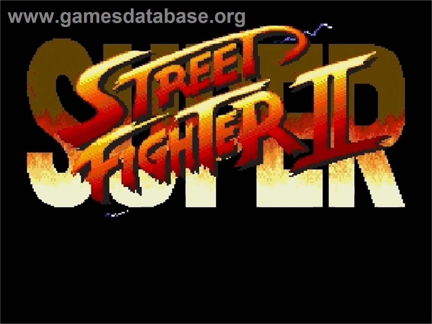 Super Street Fighter 2 - Sega Genesis - Artwork - Title Screen