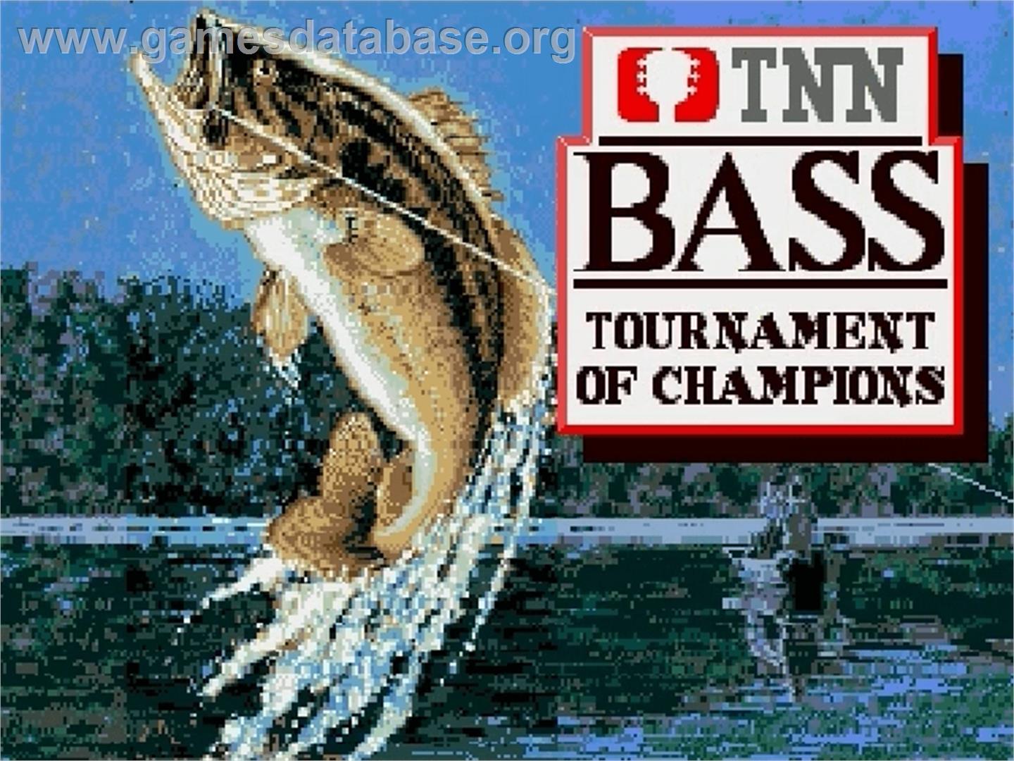 Tnn Bass Tournament Of Champions - Sega Genesis - Artwork - Title Screen