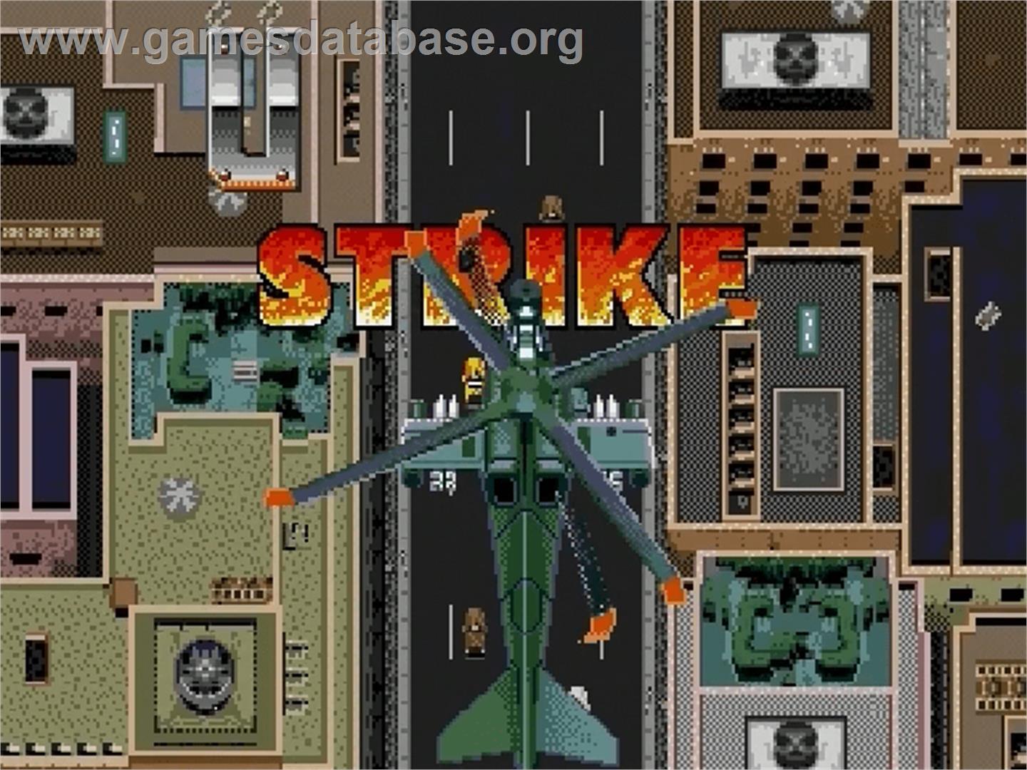 Urban Strike - Sega Genesis - Artwork - Title Screen