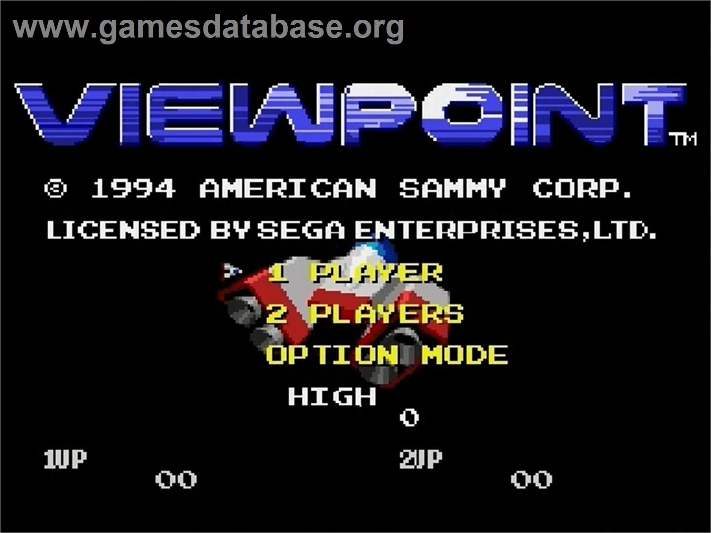 Viewpoint - Sega Genesis - Artwork - Title Screen