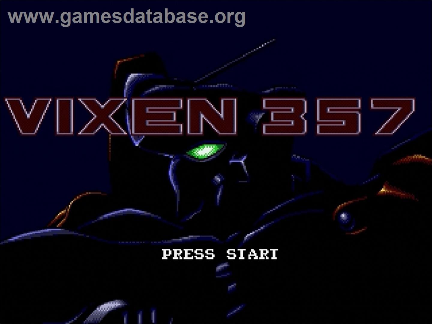 Vixen 357 - Sega Genesis - Artwork - Title Screen