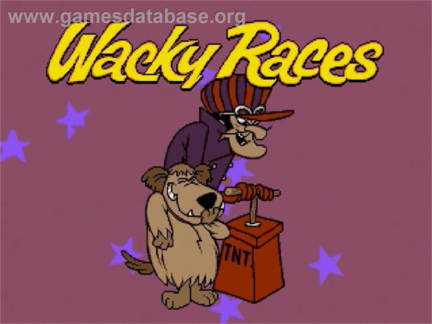 Wacky Races - Sega Genesis - Artwork - Title Screen