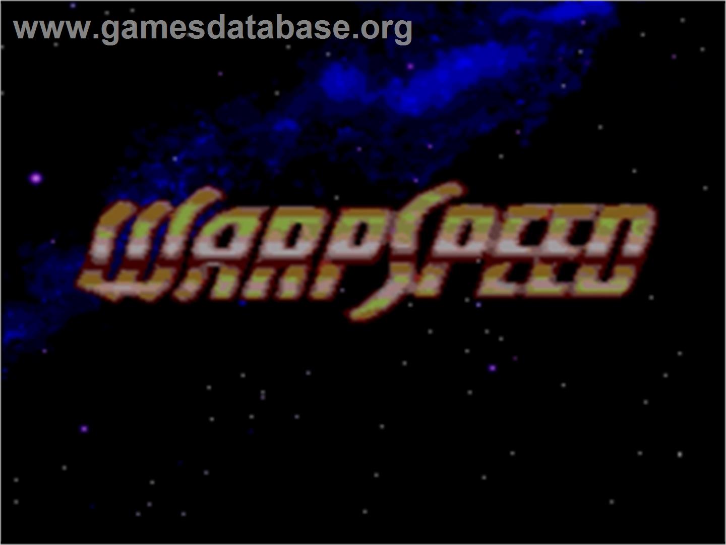 Warpspeed - Sega Genesis - Artwork - Title Screen